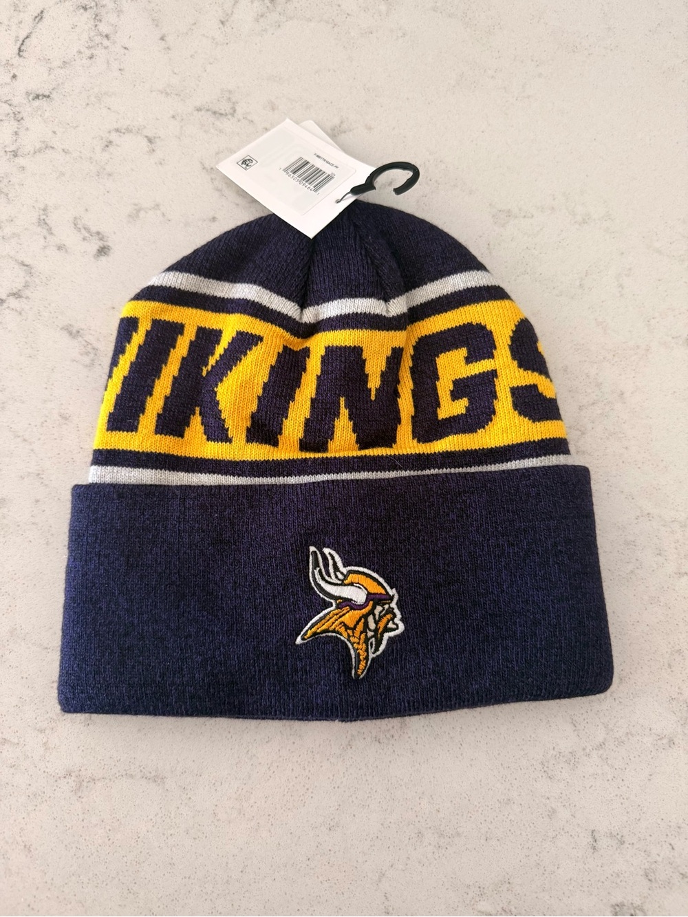 NWT-Minnesota Vikings NFL Football Stocking Hat Beanie Ski Cap One Size Unisex
